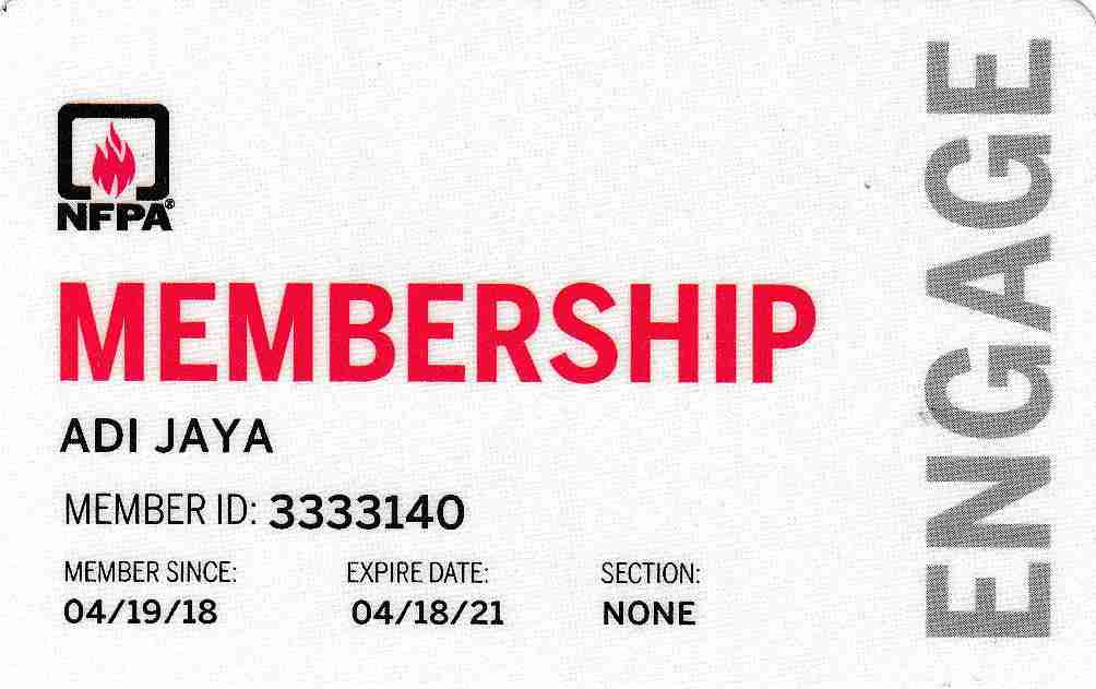 kartu member nfpa pt global mitra proteksindo