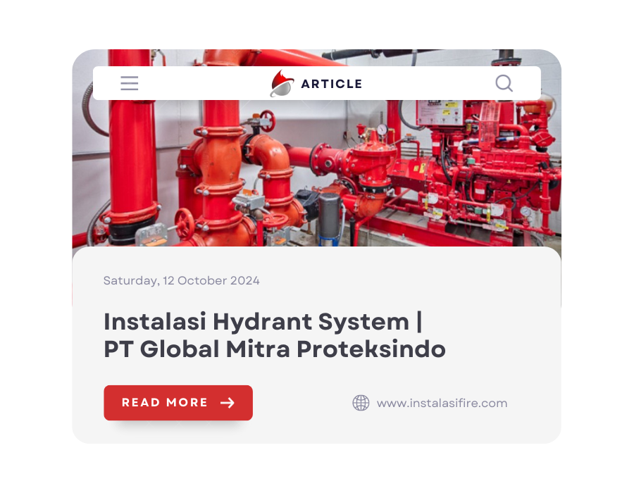 Instalasi Hydrant System | PT Global Mitra Proteksindo