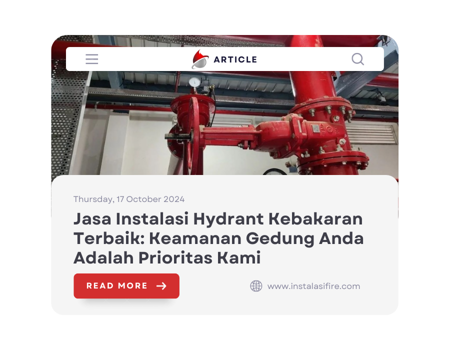 jasa instalasi hydrant kebakaran terbaik PT Global Mitra Proteksindo
