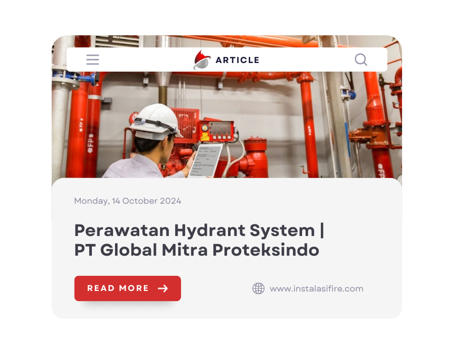 Perawatan Hydrant System | PT Global Mitra Proteksindo