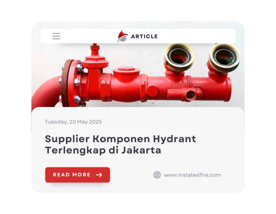 Supplier Komponen Hydrant Terlengkap di Jakarta